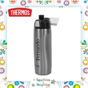 Thermos - Squeeze Térmica Havai 530ml Grafite com gravação a laser - Imagem 5