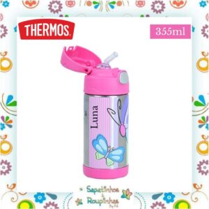 Thermos - Garrafa Térmica Borboleta com gravação a laser - Imagem 3