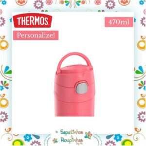 Thermos - Garrafa Térmica Eldorado Coral 470ml com gravação a laser - Imagem 3