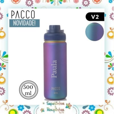Pacco - Garrafa Térmica Hydra V2 500ml Boreal com gravação a laser