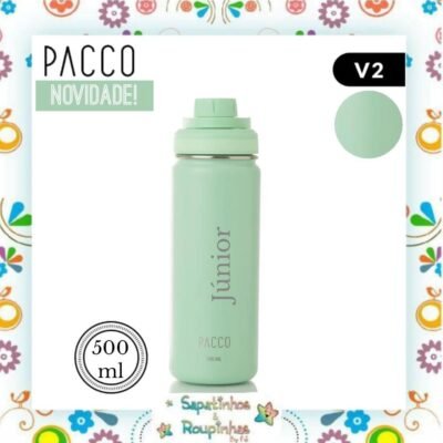 Pacco - Garrafa Térmica HydraV2 500ml Menta com gravação a laser