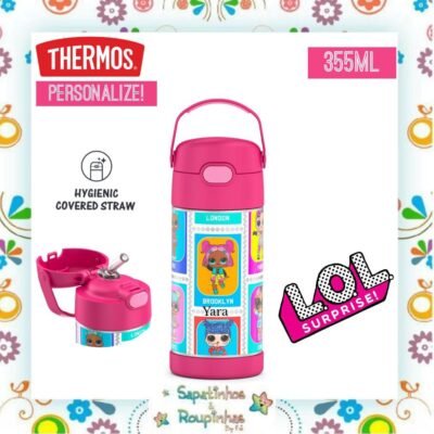 Thermos - Garrafa Térmica LOL 355ml com gravação a laser