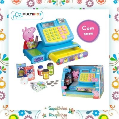 Multikids - Caixa Registradora Peppa Pig +3 anos