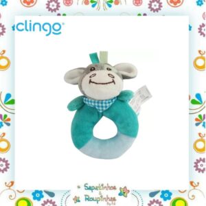 Clingo - Kit Chocalho Gelly + Balde cônico transparente com tampa personalizada com gravação a laser - Imagem 4