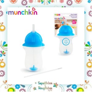 Munchkin - Kit Copo com Canudo 296ml + Canudo de Reposição - Imagem 5