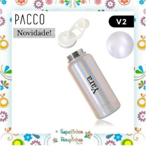 Pacco - Garrafa Térmica HydraV2 Pérola 950ml com gravação a laser - Imagem 5