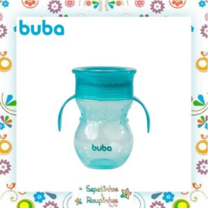 Buba - Kit Copo de treinamento 360° com alça 250ml + Porta-frutinha +6m + Kit Colher de Treinamento +6m + Prato Ursinho com Divisória +6m - Imagem 18