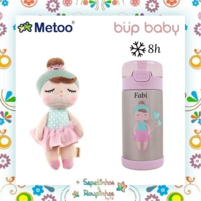 Bup Baby - Mini Angela Lai Ballet + Garrafa Térmica 350ml com gravação a laser