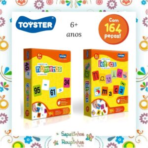 Toyster - Kit Caixinha de Letras + Caixinha de Números