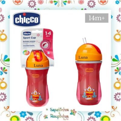 Chicco - Copo Sport 14m+ com gravação a laser