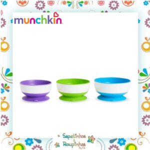 Munchkin - Kit 3 tigelas com ventosa + 4 colheres termossensível - Imagem 6