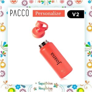 Pacco - Kit Copo Térmico Thermocup laranja 600ml + Garrafa Térmica HydraV2 Laranja 950ml Com Gravação A Laser - Imagem 5