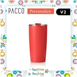Pacco - Kit Copo Térmico Thermocup laranja 600ml + Garrafa Térmica HydraV2 Laranja 950ml Com Gravação A Laser - Imagem 6