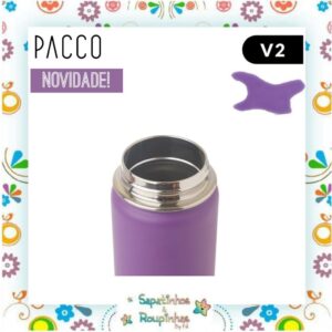 Pacco - Garrafa Térmica HydraV2 Uva 350ml com gravação a laser - Imagem 3