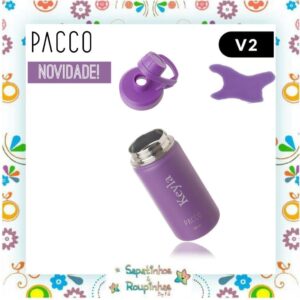 Pacco - Garrafa Térmica HydraV2 Uva 350ml com gravação a laser - Imagem 4