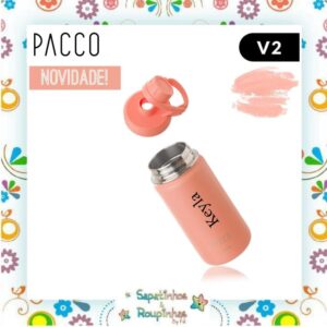 Pacco - Garrafa Térmica HydraV2 Pêssego 350ml com gravação a laser - Imagem 4