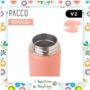 Pacco - Garrafa Térmica HydraV2 Pêssego 350ml com gravação a laser - Imagem 5
