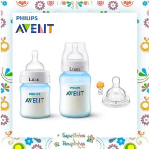 Philips Avent - Kit 2 Mamadeiras Anti-Colic e bico  com gravação a laser - Imagem 7
