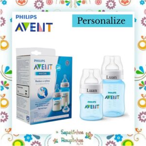 Philips Avent - Kit 2 Mamadeiras Anti-Colic e bico  com gravação a laser - Imagem 5