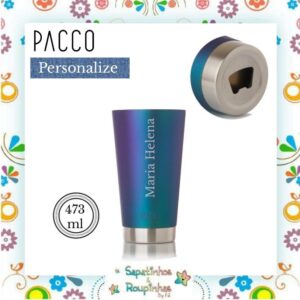 Pacco - Kit Garrafa Térmica Hydra V2 650ml boreal  com gravação a laser - Imagem 5
