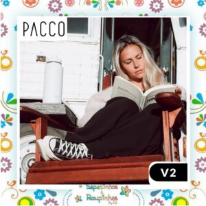 Pacco – Kit Garrafa Térmica Hydra V2 950ml Branca Com Gravação A Laser - Imagem 12