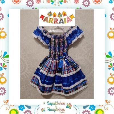 Vestido Infantil para Festa Junina