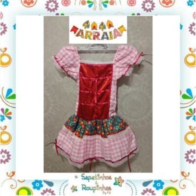Vestido Infantil para Festa Junina