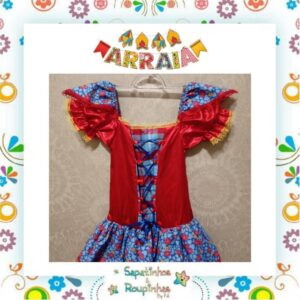 Vestido Infantil para Festa Junina - Imagem 3