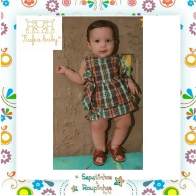 Kafca Baby - Romper Coração com Laço