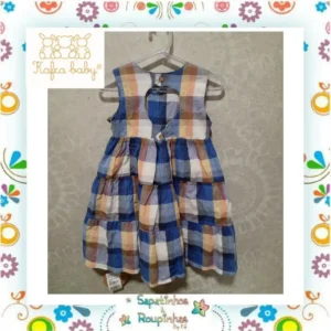Kafca Baby - Vestido Xadrez Coração com Laço - Imagem 4