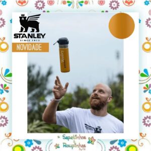 Stanley - Garrafa Térmica Quick Flip Saffron 710ml com gravação a laser - Imagem 5
