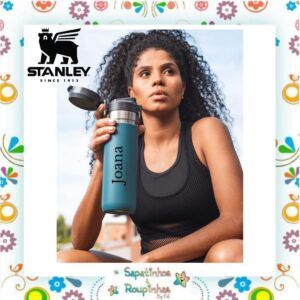 Stanley - Garrafa Térmica Quick Flip Lagoon 710ml com gravação a laser - Imagem 6