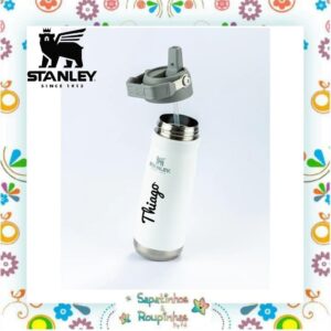 Stanley - Garrafa Térmica Flip Straw Polar 651ml com gravação a laser - Imagem 3