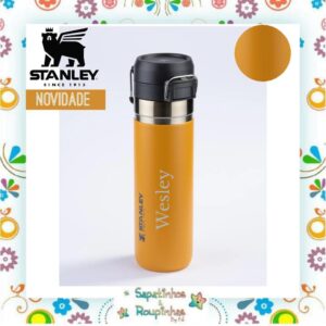 Stanley - Garrafa Térmica Quick Flip Saffron 710ml com gravação a laser - Imagem 4