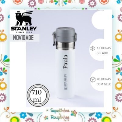 Stanley - Garrafa Térmica Quick Flip Polar 710ml com gravação a laser