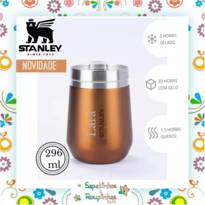 Stanley - Copo térmico everyday Maple 296ml com gravação a laser
