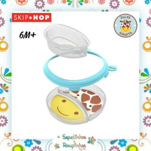 Skip Hop - Kit Refeição Zoo Girafa com gravação a laser - Imagem 4