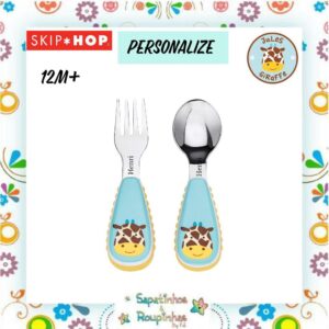 Skip Hop - Kit Refeição Zoo Girafa com gravação a laser - Imagem 6