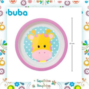 Buba - Kit Refeição Leão e Girafa com gravação a laser - Imagem 5