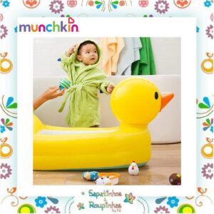 Munchkin/Buba - Banheira Inflável Pato 6-24M + Bichinhos de Banho +4M - Imagem 4