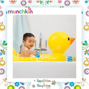 Munchkin/Buba - Banheira Inflável Pato 6-24M + Bichinhos de Banho +4M - Imagem 6