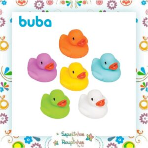 Munchkin/Buba - Banheira Inflável Pato 6-24M + Bichinhos de Banho +4M - Imagem 10