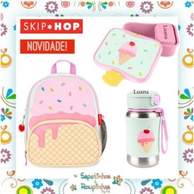 Skip Hop - Kit Mochila Infantil Sorvete