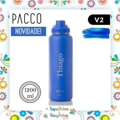 Pacco - Garrafa Térmica HydraV2 1200ml Royal com gravação a laser