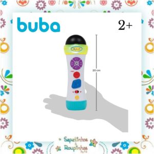 Buba - Kit Controle Remoto Musical e Microfone Musical Canta e Grava 2+ - Imagem 4
