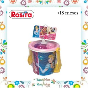 Rosita/Sea Float - Kit Balde de Praia Princesas e Boia Colete Infantil - Imagem 5