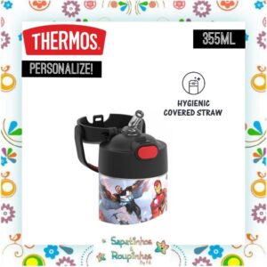 Thermos - Garrafa Térmica Vingadores 355ml com gravação a laser - Imagem 5