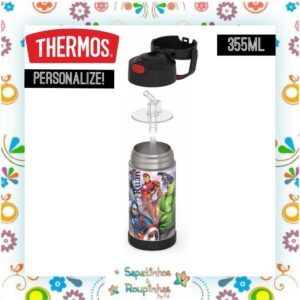 Thermos - Garrafa Térmica Vingadores 355ml com gravação a laser - Imagem 3