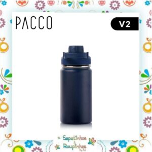 Pacco - Kit Marinho Garrafa Térmica HydraV2 350ml e Pote Termico Food 350ml com gravação a laser - Imagem 7