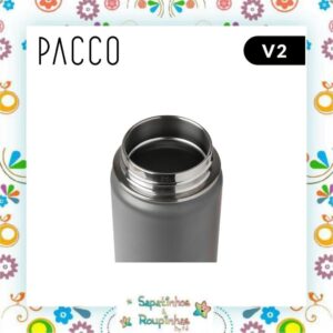 Pacco - Kit Pote Hermético SnackBox 540ml e Garrafa Térmica 500ml com gravação a laser - Imagem 11